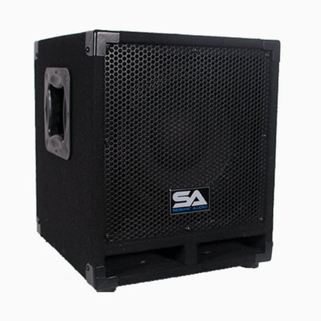 Seismic Audio Powered 10" Pro Audio Subwoofer Cabinet PA DJ PRO Audio Band Speaker New 500W - Really-Mini-Tremor