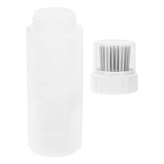 Squeeze Bottle Silicone Basting Brush for Cooking and Grilling Oil Dispenser with Scale for BBQ and Pastry Kitchen Gadget Tool 175ml