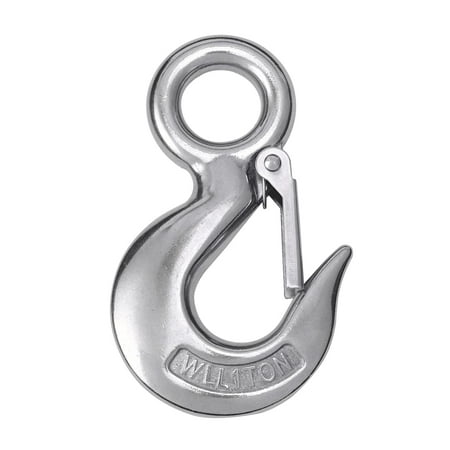 

Grab Hooks 1T Heavy-Duty Crane Scale Hook Slip Hooks 304 Stainless Steel Lifting Hook Rigging Accessory by HONSHEN. 2204 lbs.Work Load
