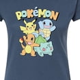 thumbnail image 3 of Pokémon - Kanto Starters - Juniors Fitted Graphic T-Shirt, 3 of 5