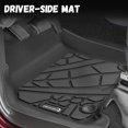 thumbnail image 3 of MRY All-Weather Floor Mats for 2019-2025 Ram 2500/3500 Crew Cab (Bucket Seats, Not PTO/Mega Cab) - TPE Non-Slip Liners, 3 of 6
