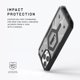 thumbnail image 3 of Funda para teléfono URBAN ARMOR GEAR UAG Pathfinder transparente ceniza/negra, 3 of 9