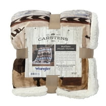 Carstens Wrangler Plush Sherpa Throw