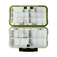 thumbnail image 1 of yingyy Tackle Box Portable Syurdy ABS Carp Fishing Baits Boxes Multifunctional Storage Case Professional BaitContainer L Dark Green, 1 of 6