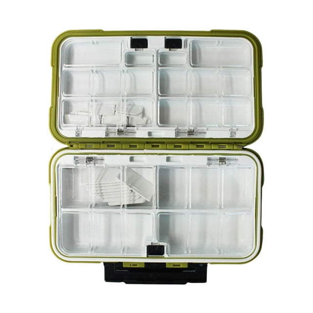yingyy Tackle Box Portable Syurdy ABS Carp Fishing Baits Boxes Multifunctional Storage Case Professional BaitContainer L Dark Green