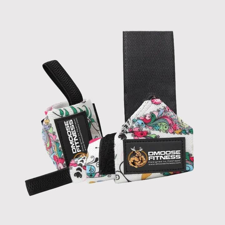 DMoose Fitness Wrist Wraps for Weightlifting, Powerlifting, Barbell