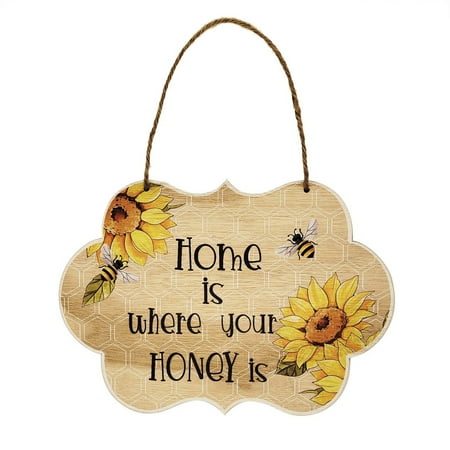 

Mackneog Bee Festival Decorations Pendant Creative Style Wooden Beehive Ornaments Bee Crafts Hangs B Wood