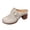 Beige, variant on SBYOJLPB Sandals for Women Fashionable Casual Spring And Summer Sandals Solid Color Closed-Toe High Heels Heel Sandals