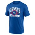 thumbnail image 2 of Men's Royal Arizona Cardinals Badge of Honor Tri-Blend T-Shirt, 2 of 3