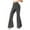 *Black, variant on ClodeEU Women's Waves Stripe Pant ，Wide Leg Flared Bell Bottom Pants ，Stretch Long Pants Black,Womens Plus M
