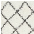 thumbnail image 5 of SAFAVIEH Dallas Jerrie Geometric Shag Area Rug, Ivory/Dark Grey, 10' x 14', 5 of 7