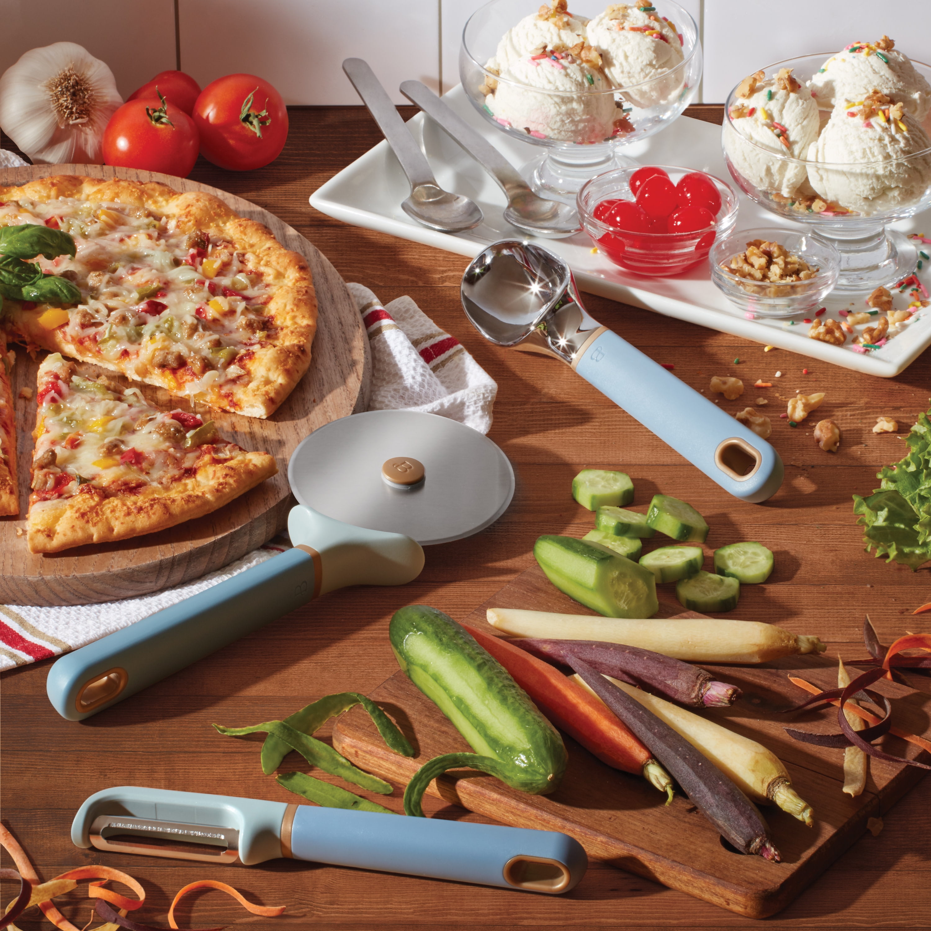 Confetti Pizza Cutter, Colorful Pizza Cutter, Pizza Wheel – Dailey  Woodworking
