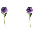 thumbnail image 4 of Baohd 1/2/3/5 10pack/lot Realistic Appearance Artificial Flower For Party Decor And Home Decor Purple 2PCS, 4 of 6