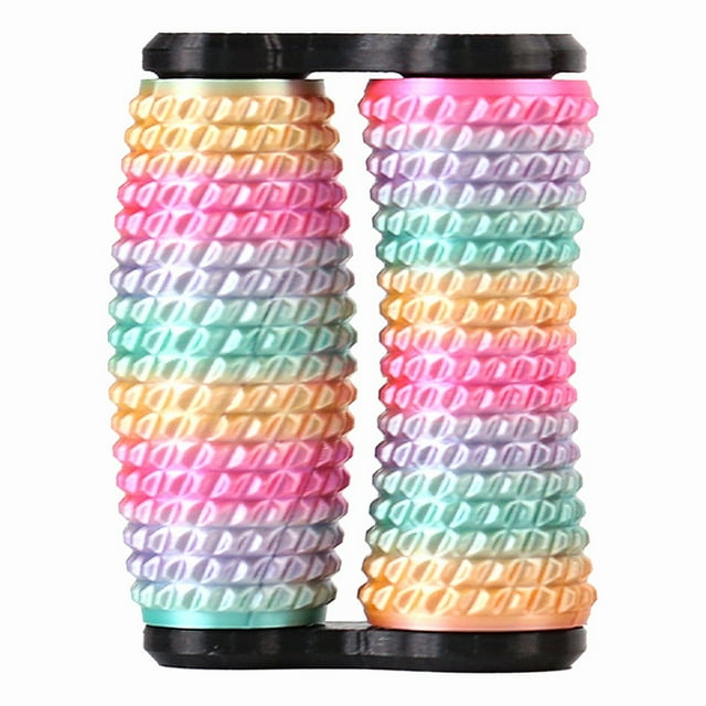 CJiaWei Sensory Stress For Adults And Kids Slow Rising Hand Grip Massager For Anxiety And Focus Soft Print Design Novelty Desk