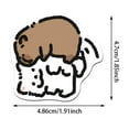 thumbnail image 3 of 62Pcs/Sheet Lovely Cartoon Capybara Sticker Selfadhesive Stickers for Crafts Scrapbooking Journal Project, 3 of 8