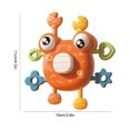 thumbnail image 3 of Juguetes sensoriales de cangrejo, juguetes apilables de rompecabezas sin BPA para niños (naranja), 3 of 5