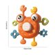 thumbnail image 3 of Juguetes sensoriales de cangrejo, juguetes apilables de rompecabezas sin BPA para niños (naranja), 3 of 5