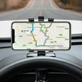 thumbnail image 6 of Car Phone Holder, 360-Degree Rotation Dashboard Cell Phone Holder, Car Rearview Mirror Phone Mount Suitable for 4 to 7 inch Smartphones, Rotating Dashboard Clip Mount Stand, 6 of 8