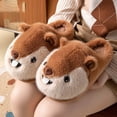 thumbnail image 5 of POROPL House Slippers for Women,Cute Fuzzy Slippers Plush Animal House Shoes Cozy Warm Indoor Slip On, 5 of 5
