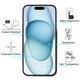 thumbnail image 4 of Mica Vidrio MYBAT para iPhone 15 protectora de pantalla transparente, 4 of 9