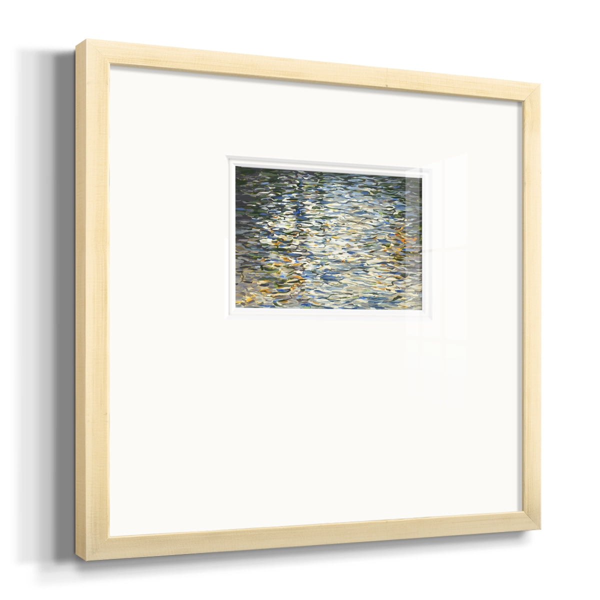 Water Reflections-Premium Framed Print