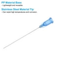 thumbnail image 3 of 22Ga Dispensing Needles, 18PCS 2 Inch Industrial Blunt Tip Dispensing Needle Syringes with Luer Lock Needle 2inch Long for Refilling Liquid Inks Adhesive Glue Oil, Blue, 3 of 7