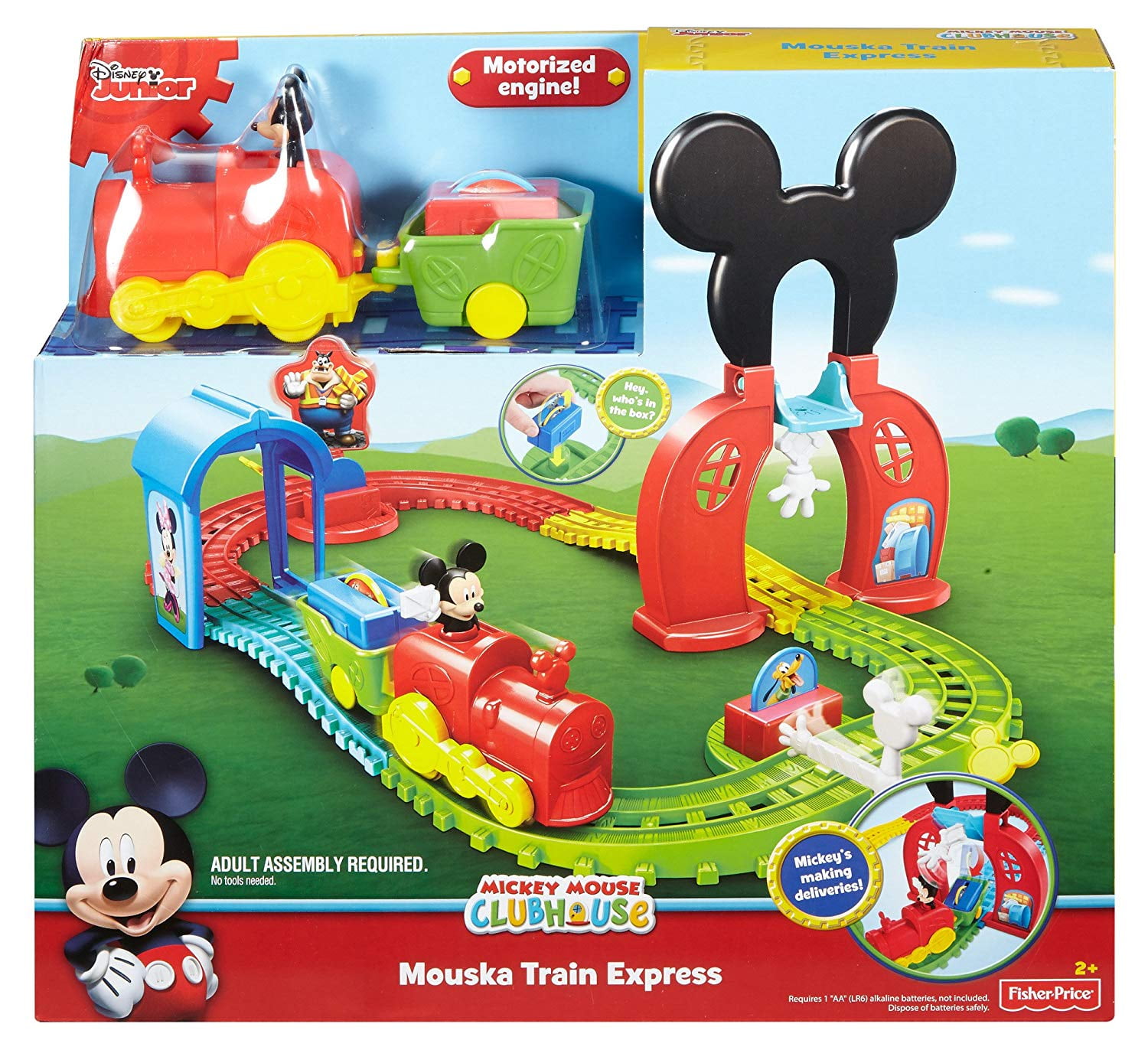 fisher price mickey mouse train set