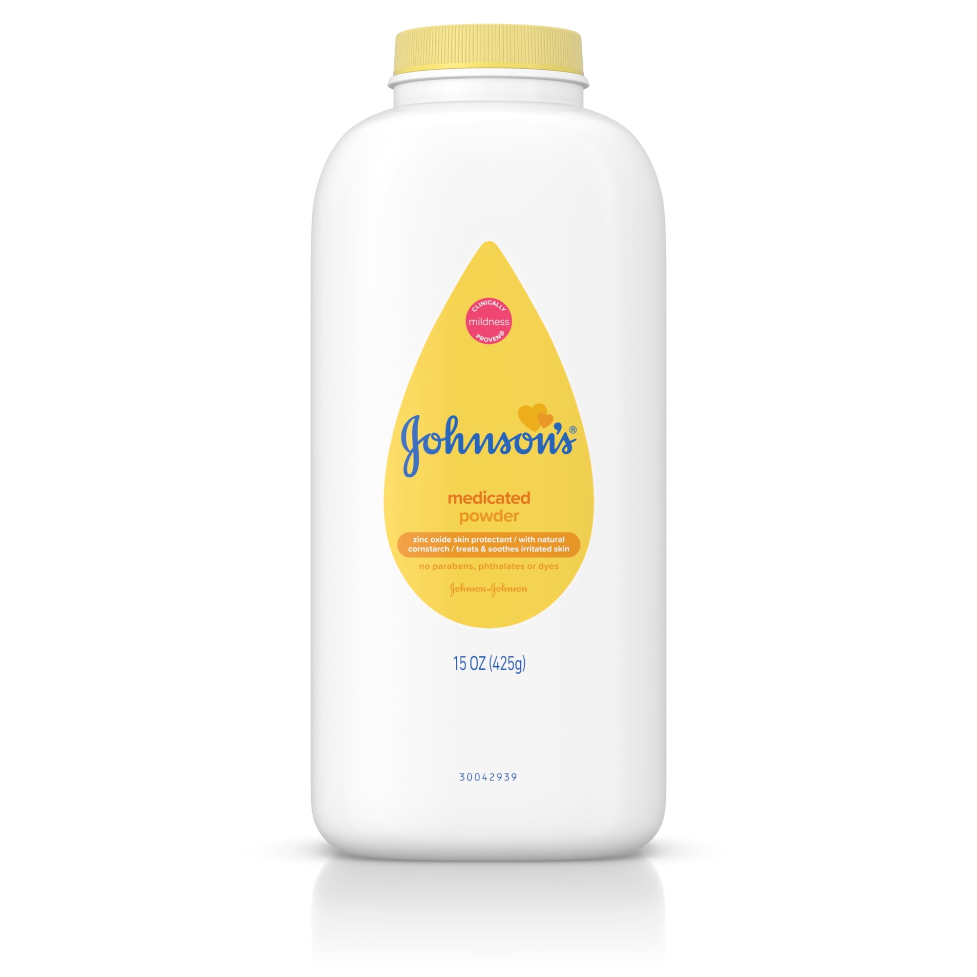 Johnsons Diaper Rash Baby Powder, Zinc Oxide and Cornstarch, 15 oz