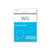 Nintendo Wii 2000 Points $19.99 Gift Card