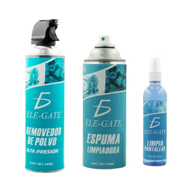 Kit de Limpieza, Aire Compirmido, Limpia Pantallas Y Espuma