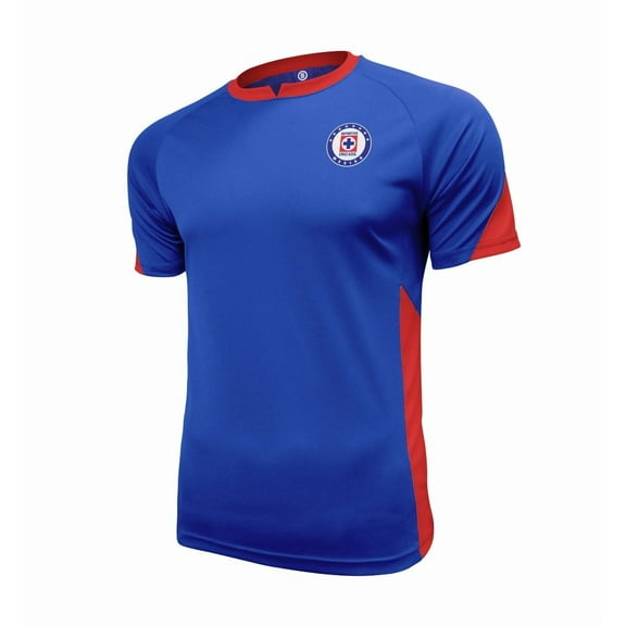 Icon Sports Men Cruz Azul Officially Licensed Soccer Poly Shirt Jersey -03 Small