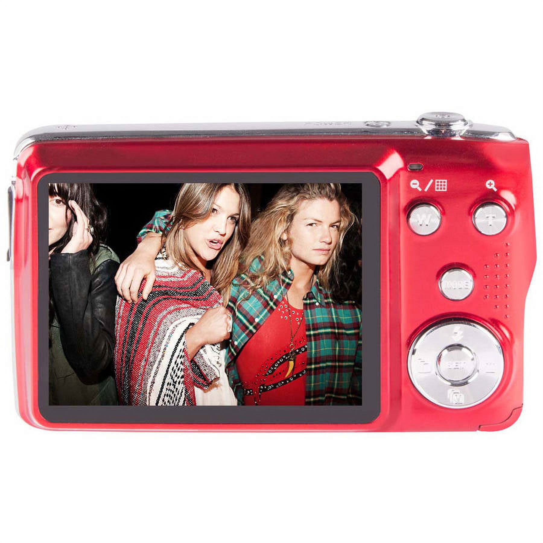 Polaroid 18.0 Megapixel Digital Camera - 10x Optical/4x Digital - 2.7-inch TFT LCD Display - Red