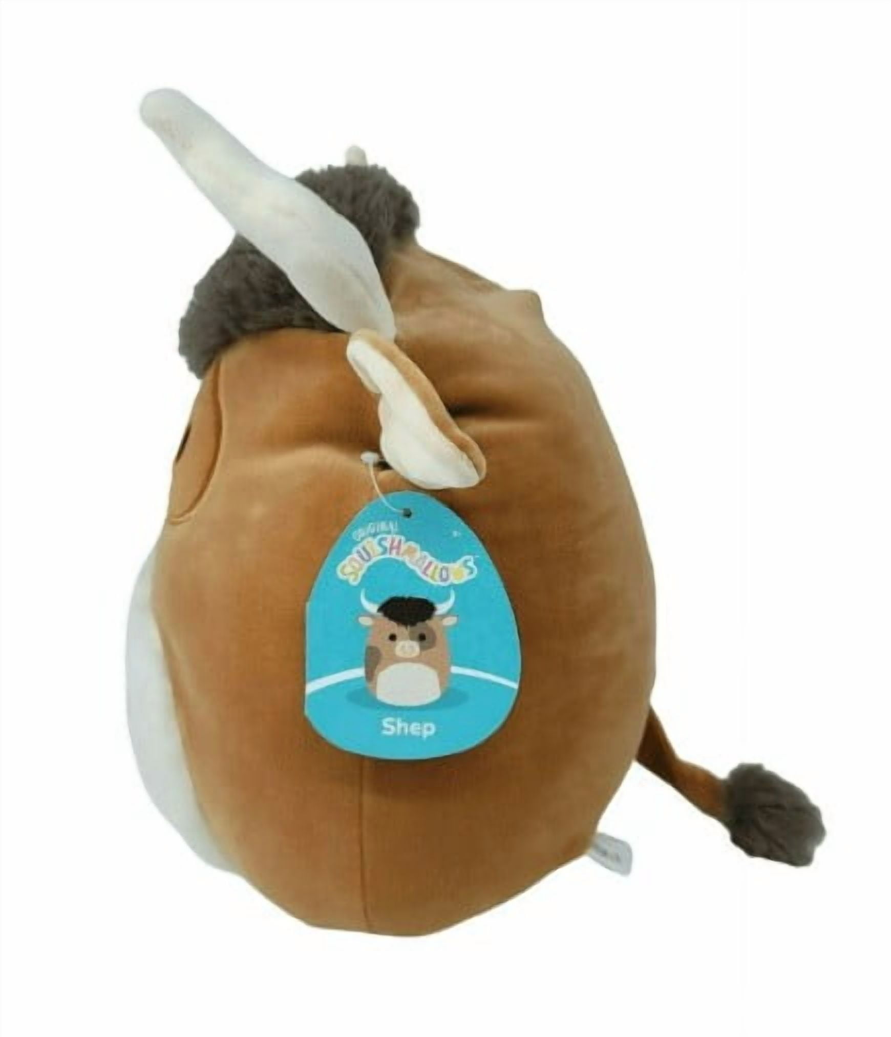 Squishmallows 11 Shep The Brown Spotted Bull Plush