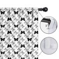 thumbnail image 4 of Blackout Kids Curtains,White Butterfly Black Pattern Childrens Insulated Curtains Set Of 2,Bedroom Essentials,Toddler Room Decor 42"x63", 4 of 5