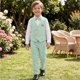 thumbnail image 2 of Odeerbi Niños 4 Pcs Caballero Vestido Formal Traje Chaleco + Traje Pantalones + Corbata + Colgantes Trajes de Boda Conjunto, 2 of 7