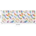 thumbnail image 7 of Rainbow Watercolor Feather Pattern Kitchen Rug Mat,Kitchen Runner Rugs Non Skid Washable,Decorative Kitchen Floor Mats for Kitchen,Sink,Laundry,17"x47.2", 7 of 7