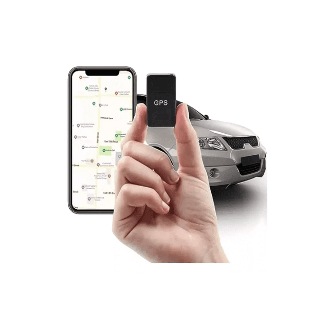 Mini Localizador Magnético Gps Autos En Tiempo Real En Maps Negro