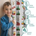 thumbnail image 3 of Blackout Kids Curtains,Cartoon Tractors Carrots Gray Pattern Childrens Insulated Curtains Set Of 2,Bedroom Essentials,Toddler Room Decor 52"x84", 3 of 5