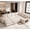 Beige, variant on 7-Seat Chenille Modular Sectional Sofa with Pull-Out Bed, Reclining Backrest, USB Ports, Side Table, LED Lights & Storage Seats, Tool-Free Assembly, Beige Living Room Sofa