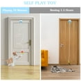 thumbnail image 2 of Lvelia Cat Toys Hanging Door Automatic Cat Toy Interactive Elastic Rope with Feather,Cat Catching Game Door Hanger,Self Play Cat Toys,Blue, 2 of 6
