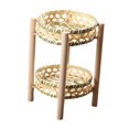thumbnail image 2 of Baoblaze 2 Tier Storage Basket Fruit Rack, Decorative, Multifunctional, Detachable Bread A, 2 of 8