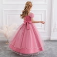 thumbnail image 7 of KAWELL Fancy Girls Dress Tulle Lace Wedding Bridesmaid Ball Gown Floor Length Dresses, 7 of 7