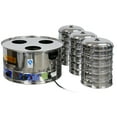 thumbnail image 3 of 3200W 15pcs Commercial Dim Sum Steamer, Electric Food Steamer Countertop 220V, 3 of 8