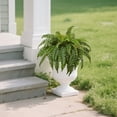 thumbnail image 4 of 22-Inch Artificial Boston Fern Bush – Large Faux Fern Plant for Home & Office Decor, Realistic Lifelike Greenery, 21 Branches, Indoor & Outdoor Use, 4 of 8