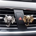 thumbnail image 5 of Ambientador para coche Difusor para coche Accesorios para coche Adornos de perfume Rejillas de aire acondicionado para coche Aromaterapia Clip de perfume para coche Diamante Elefante Dorado, 5 of 5