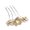 Champaign Gold, variant on Skymirror Non-slip Wave Teeth Exquisite Hair Comb Women Rhinestone Flower Decor Wedding Hair Stick Hair Accessories