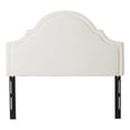 thumbnail image 1 of Catherine Upholstered Queen Headboard Antique White, 1 of 11
