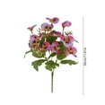 thumbnail image 3 of 2Pcs Artificial Pansy Flower Bouquet, 5-Stem Realistic Petal Design With Anti-Fade Treatment, Faux Floral for Wedding Layout, Garden Landscaping, Home Decor and Photo Shooting Props, 3 of 6