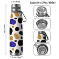 thumbnail image 3 of Leopard Print 29oz Stainless Steel Insulated Thermos with Tea Filter, 360° Printed Travel Bottle, Leakproof BPA-Free Flask with Anti-Slip Base, 304 Inner & 201 Outer, Vacuum Cup, 3 of 6