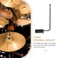 thumbnail image 5 of KAKOWELY percussion mount rod Drum Set Support Accessory Electronic Drum Rack Arm Drum Set Hardware Support Electronic Drum Hardware Part Portable Drum Set Holder Drum Pad Holder L-Rod, 5 of 5
